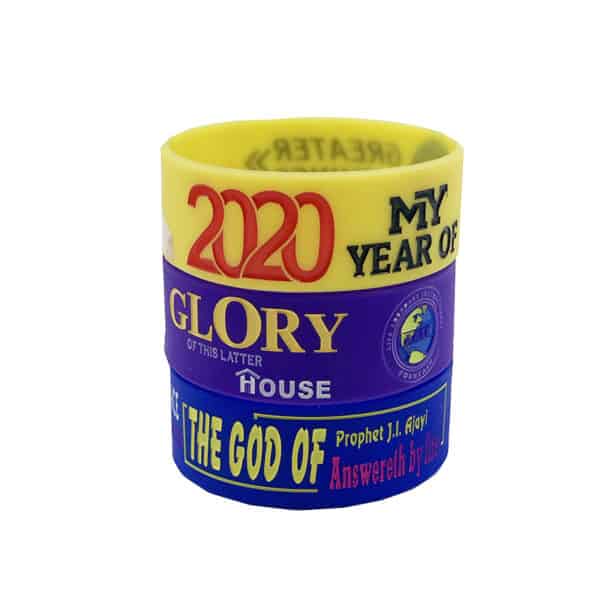 25mm ink injected wristbands 12 4