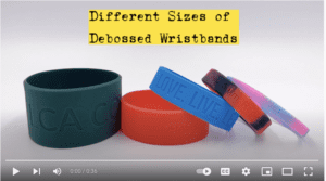 Debossed Wristbands Video