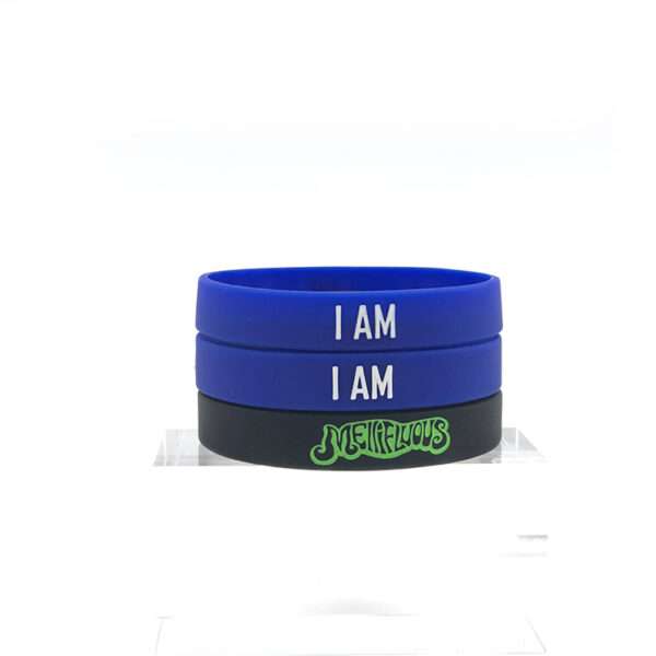 Personalized Low Price Embossed Printed Silicone Wristbands