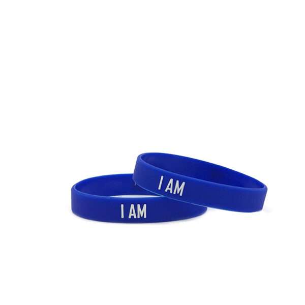 Personalized Low Price Embossed Printed Silicone Wristbands