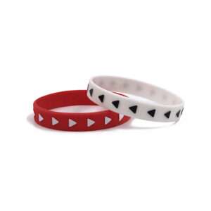 EMBOSSED PRINTED WRISTBAND